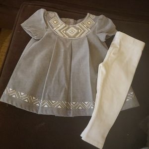 Taheri baby dress with leggings